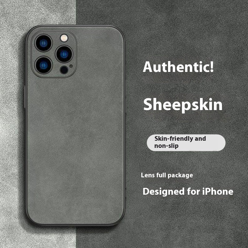 Téléphone portable Shell pour IPhone Simple Sheepskin haute sensibilité masculine