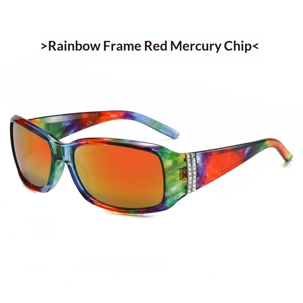Lunettes de soleil à tendance rétro-protection UV pour les parties