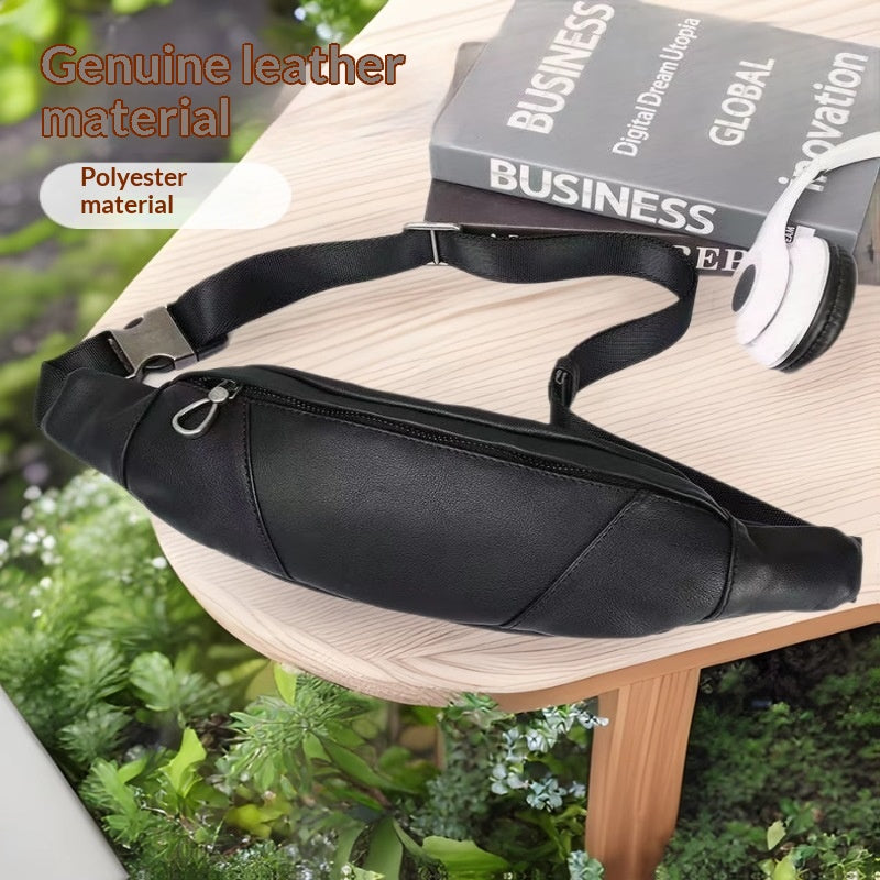 Sac de voyage occasionnel en cuir multifonctionnel pour hommes