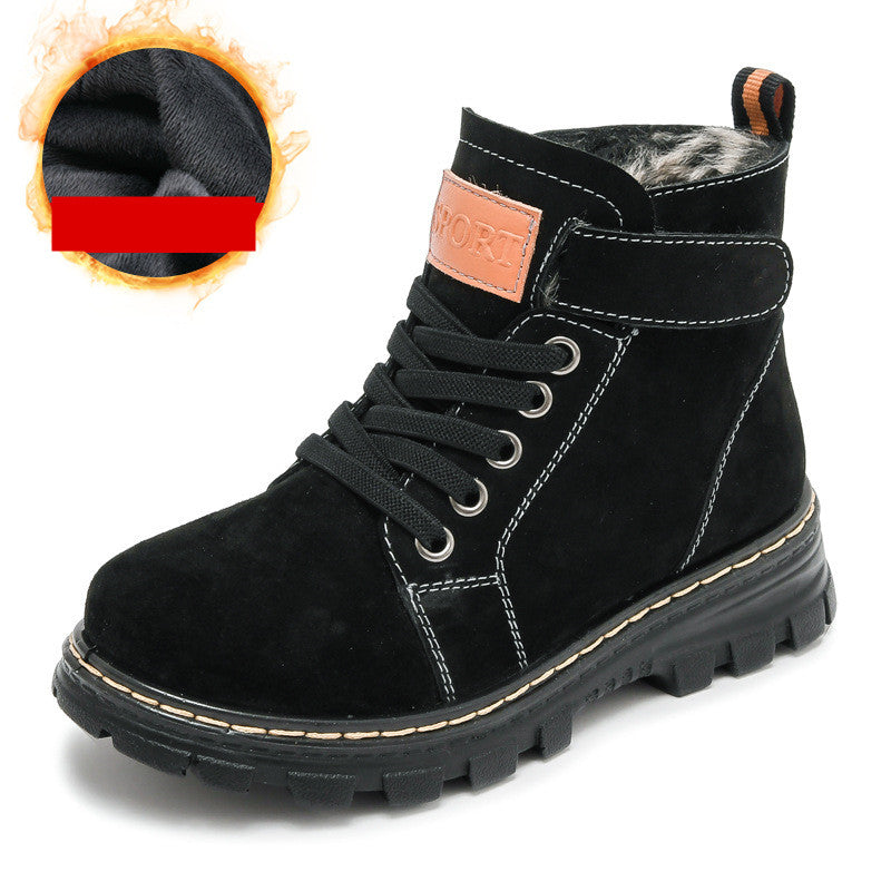 Bottes pour enfants de style britannique pour l'automne et l'hiver