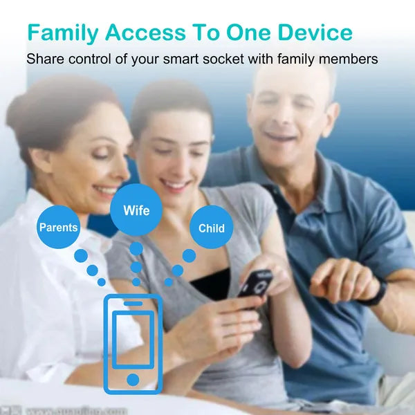 Wi-Fi Smart Plug Outlet sans fil Smart Socket App Remote Voice Control Timer Alexa Google U