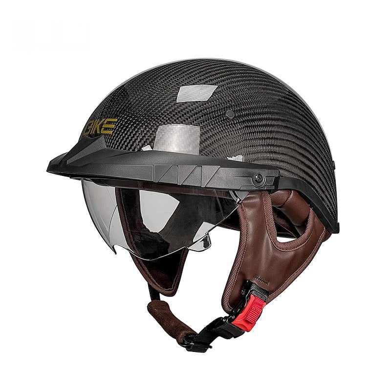 Casque de moto en fibre de carbone 3C