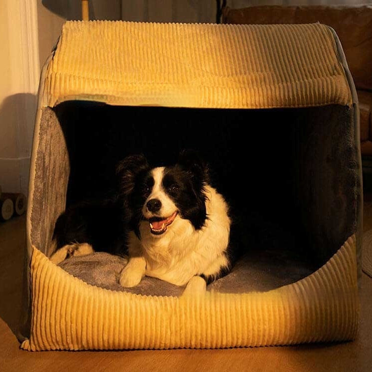 Maison de chien détachable et lavable toute la saison