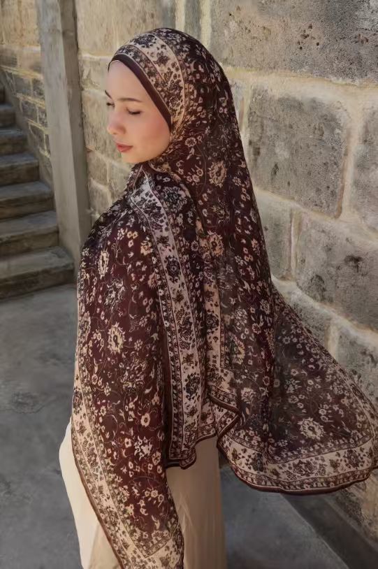 Écharpe de châle de coton modale personnalisée pour les femmes