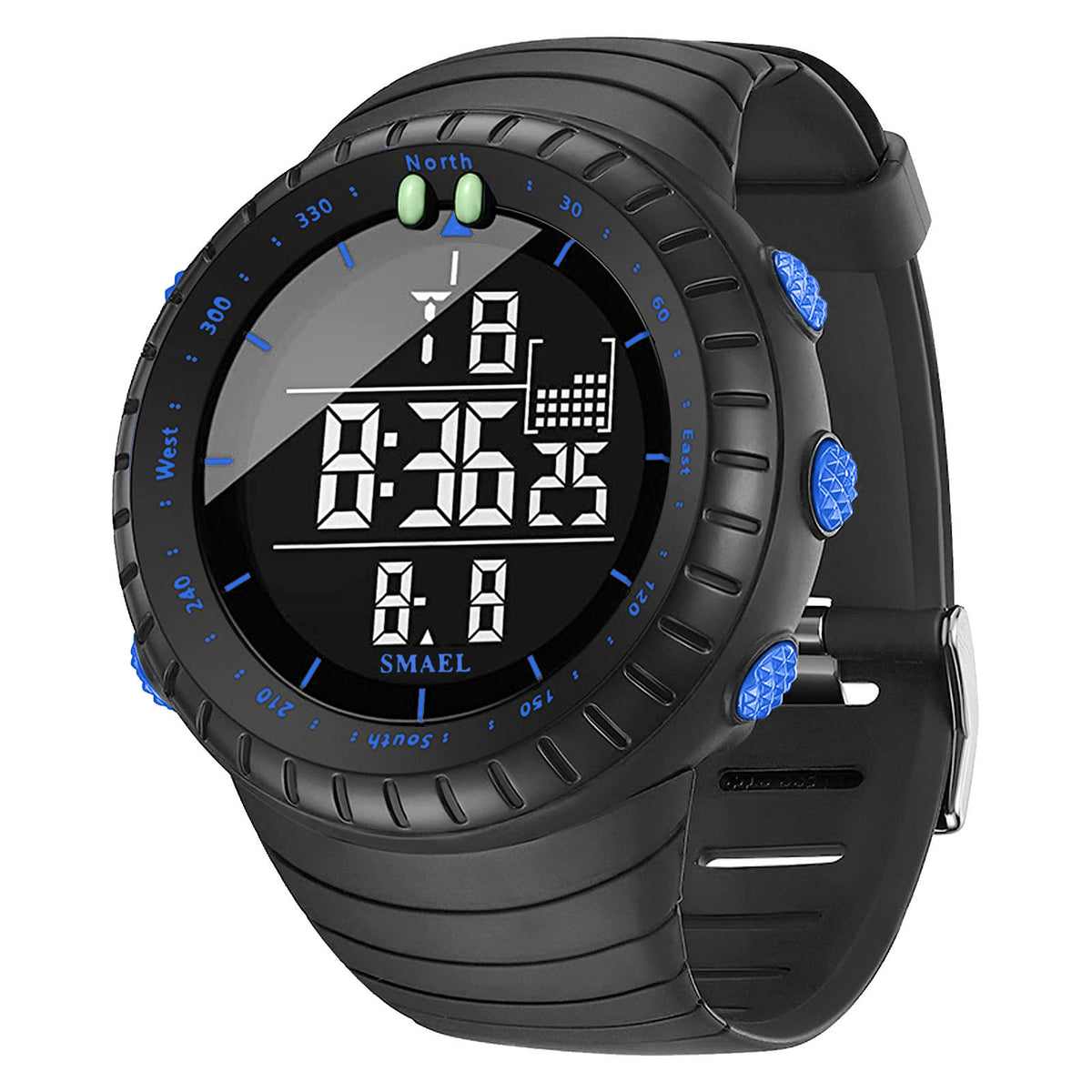 Homme Multifonctionnel Sports Montre électronique