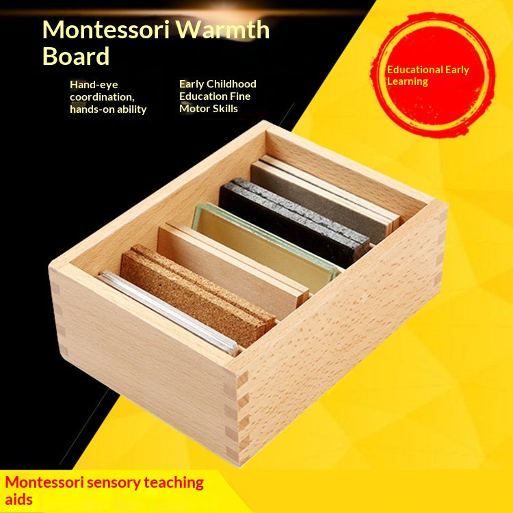 International Edition Temperature Sensation Board Early Childhood Tactile and Sensory Learning
