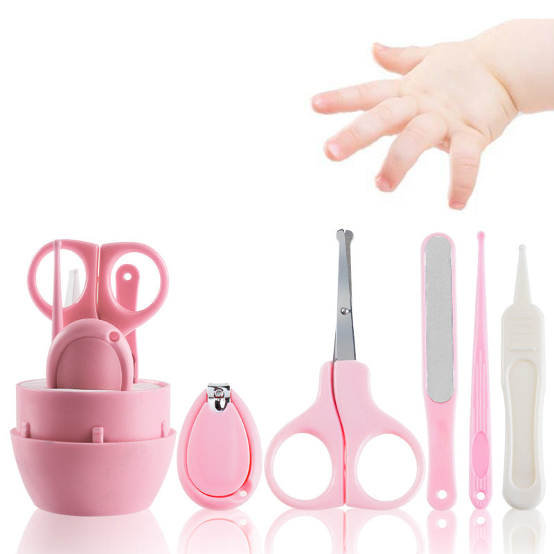 Ensemble de ciseaux de soins pour bébé anti-pinch