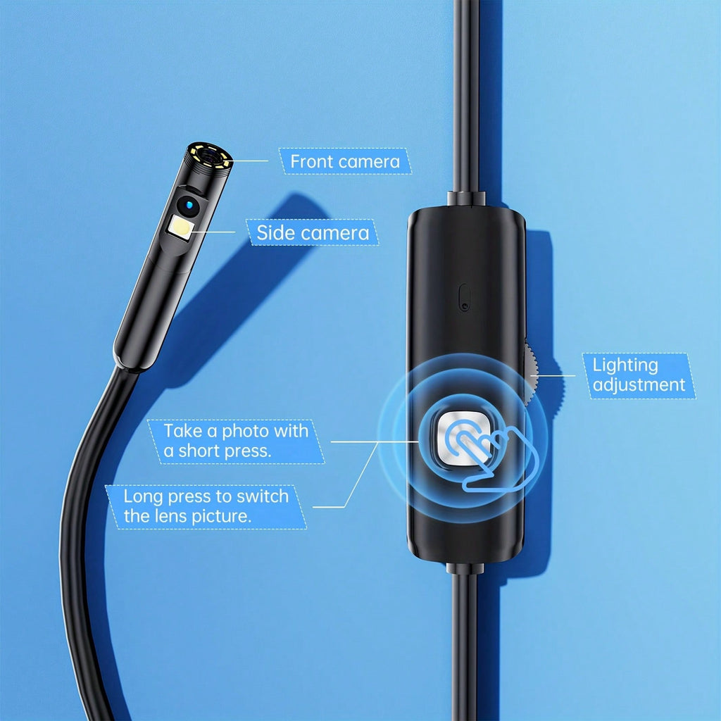 Caméra double endoscope éclairée