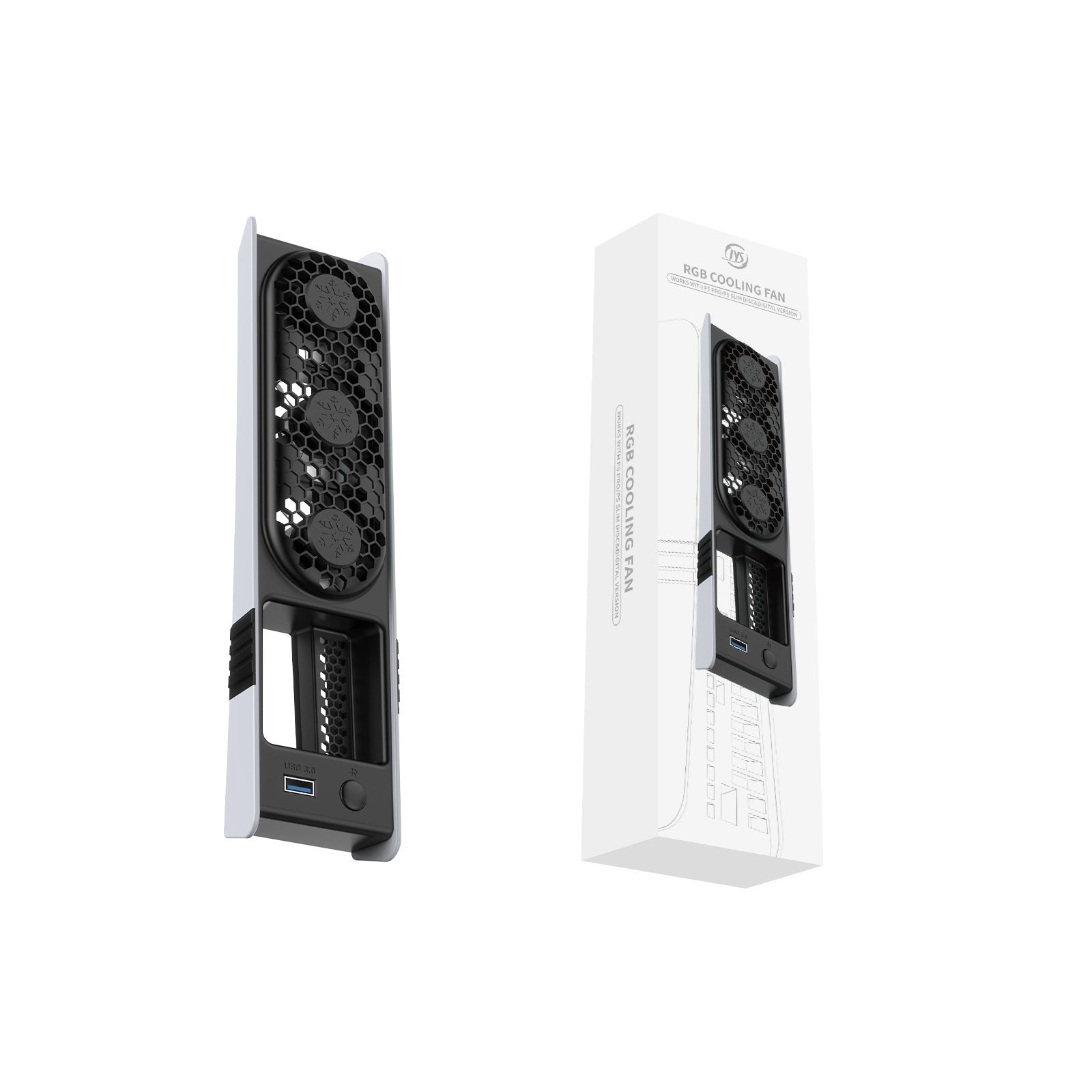 Ventilateur de refroidissement universel d'hôte Régulateur de température intelligent Arrière
