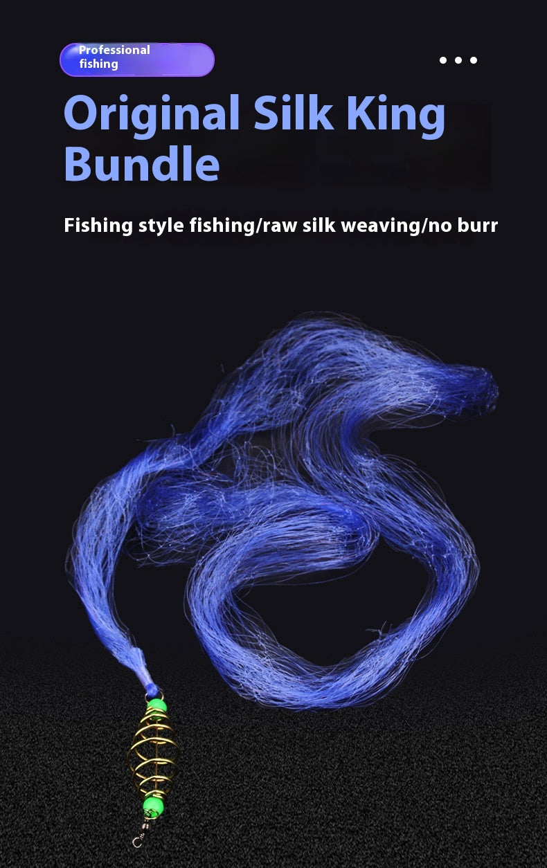 Saupoudrer les mains Crochet exlosif Spring Bait Fishing Net Sticky Fish Simple
