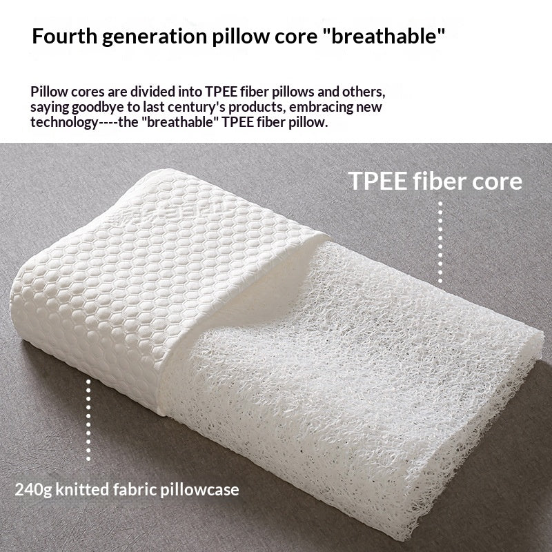Oreiller en fibre d'air 6D TPEE à haute résilience