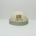 Été Bébé-style multicolore 68 Broderie HELLO Word Mère Skin-toned Energétique Headgea