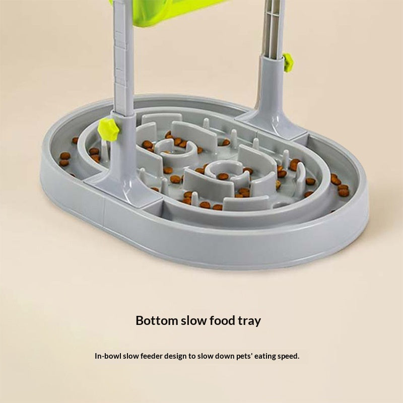 Rouleau Type distributeur d'alimentation lente Pet Bowl pour chats et chiens