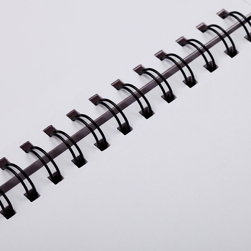Couleur Lead Livre Blank Flip Vertical Turn Colle de bobine Livre de dessin