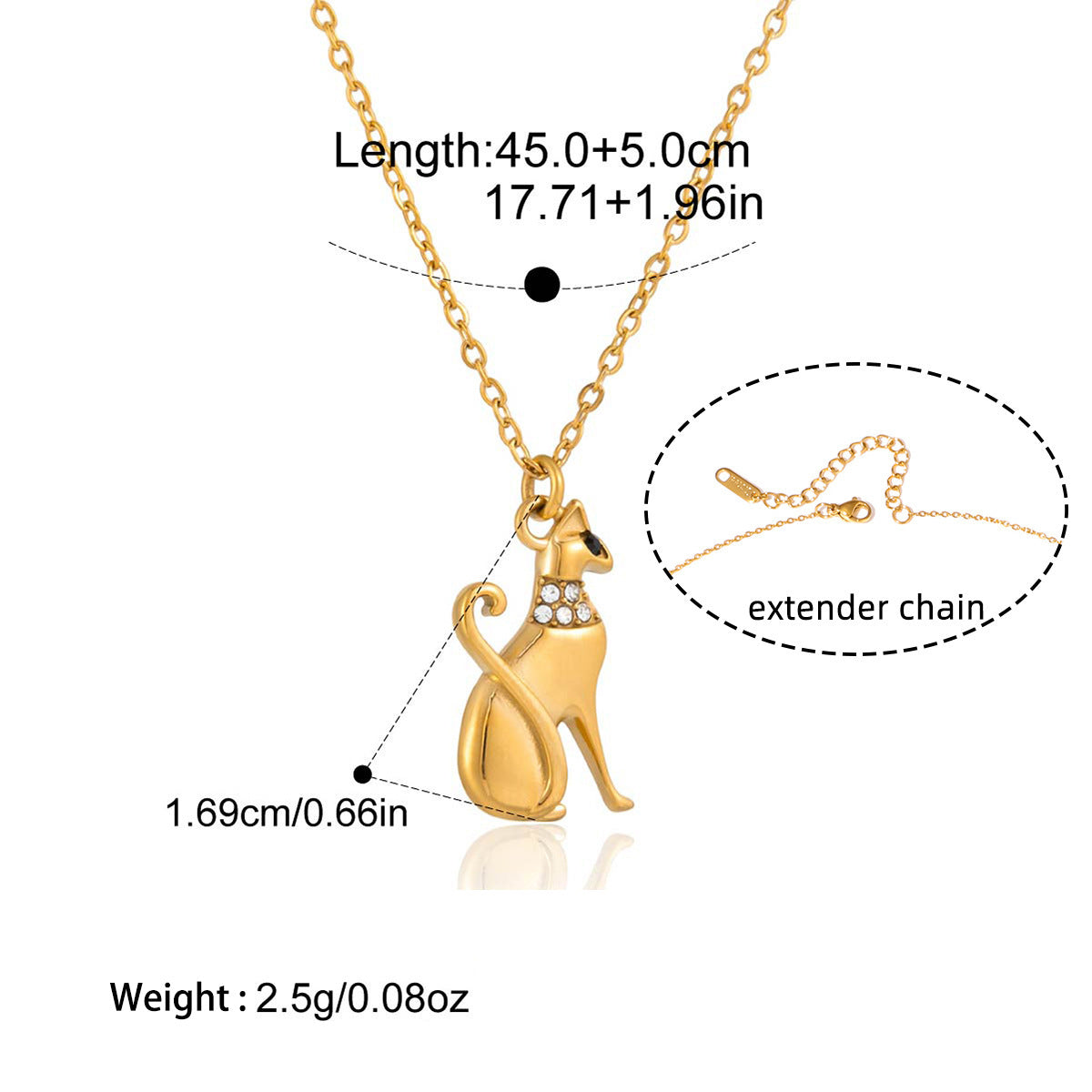 Collier femme en acier inoxydable 316