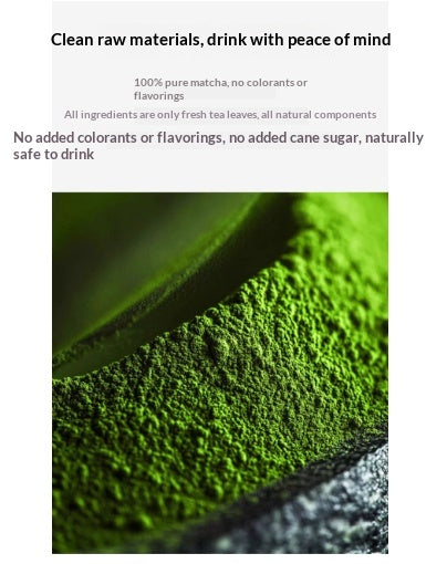 Nourriture de qualité Matcha Poudre Latte Boissons emballées en Sach individuel à usage unique