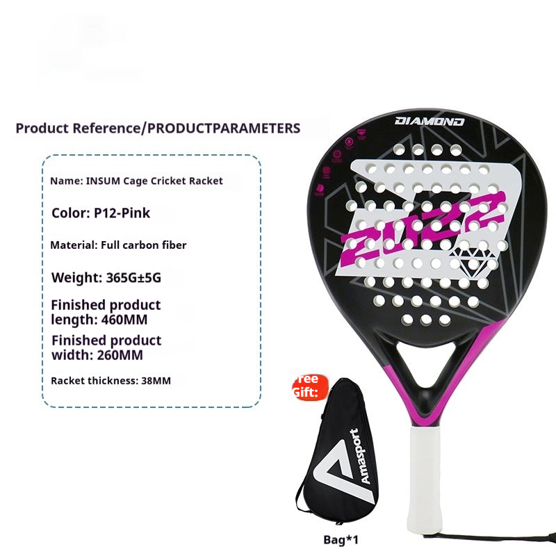 Raquette de tennis en fibre de carbone Cage Style