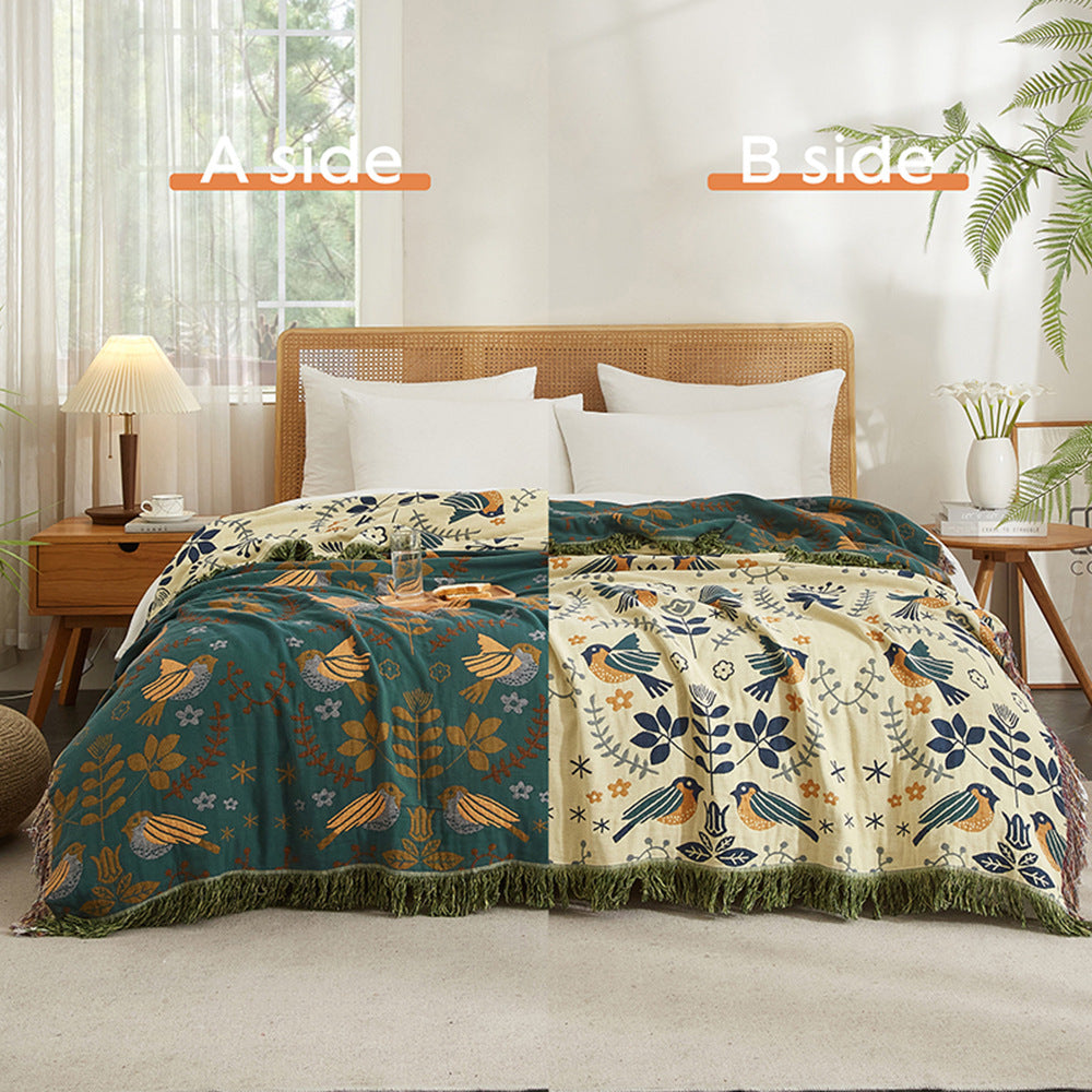 Cotton Bohème style serviette couverture Nap couverture
