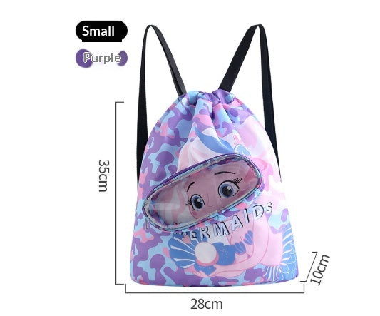 Sac de bain pour enfants imperméable à l'été avec séparation sèche-humide