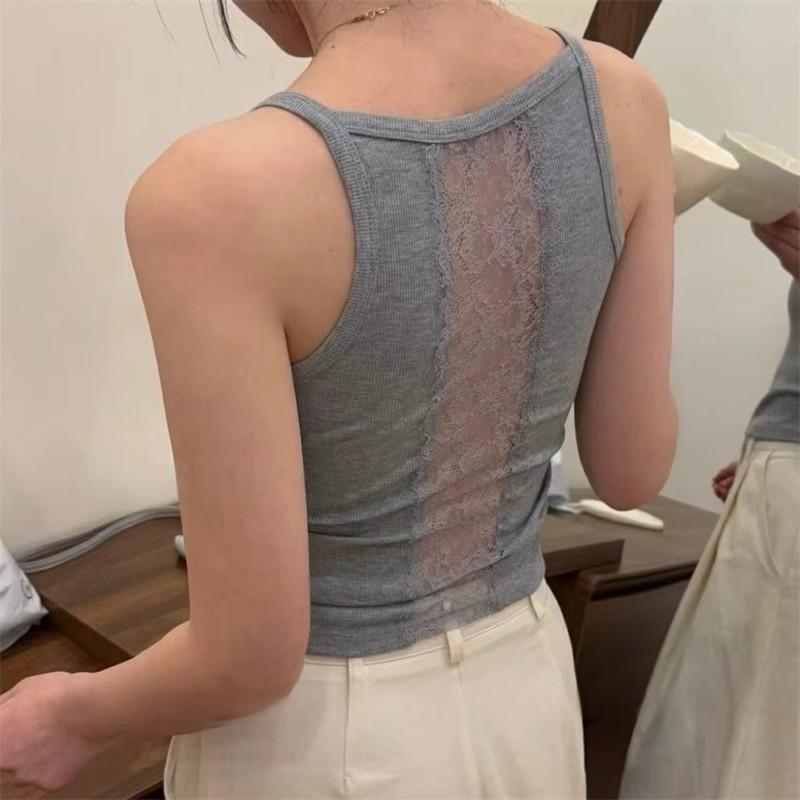 Veste en dentelle pour femmes avec plateau de soutien-gorge rembourré intégré