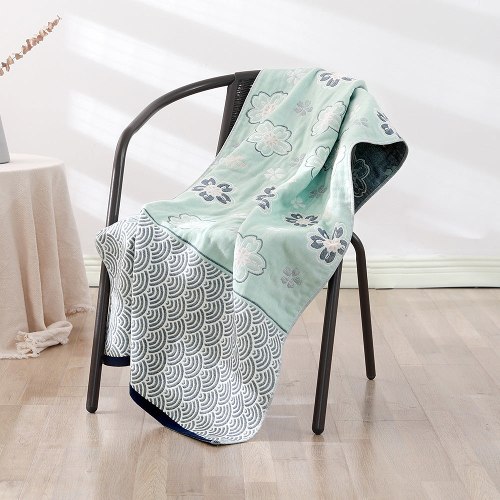 Serviette de bain en coton Gauze à quatre couches