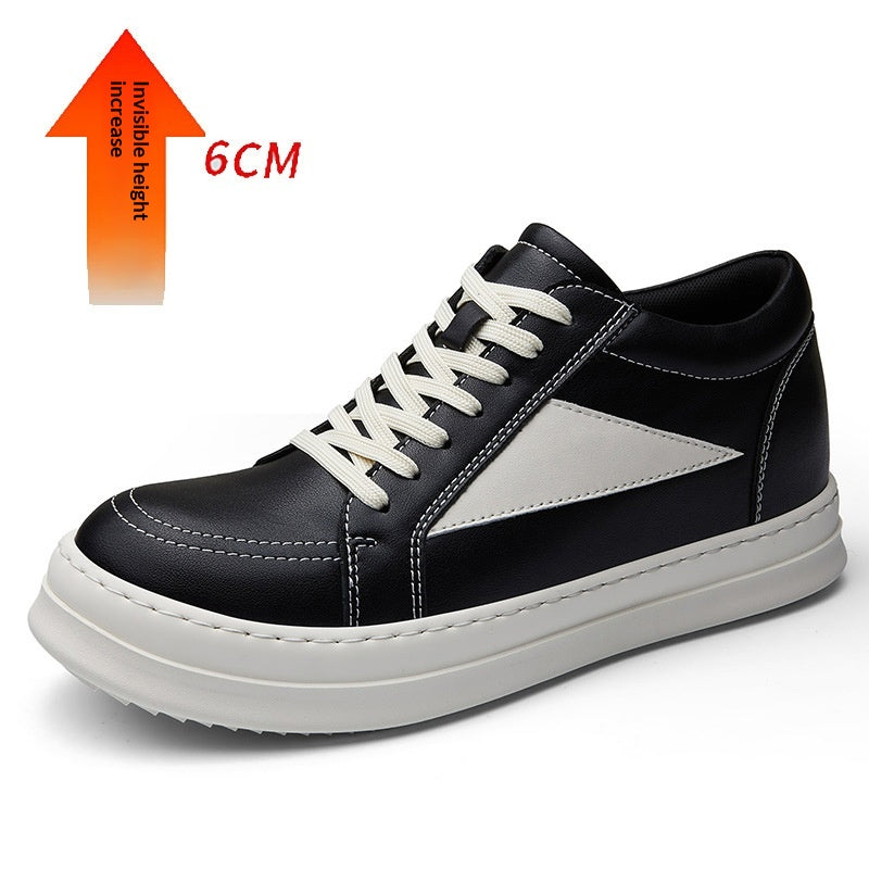 Hommes Chaussures Épaisseur Semelle Rond Toe Vintage Patchwork