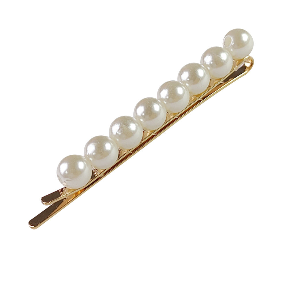 Accessoires pour cheveux Barrettes de perle Updo BB Clip épingle à cheveux rayé Fil de pêche tissé à la main H