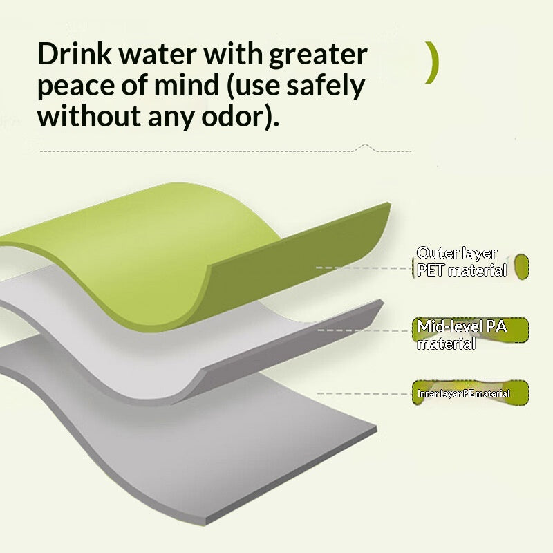 Sac à eau pliant extérieur Portabl Grande capacité épaissée