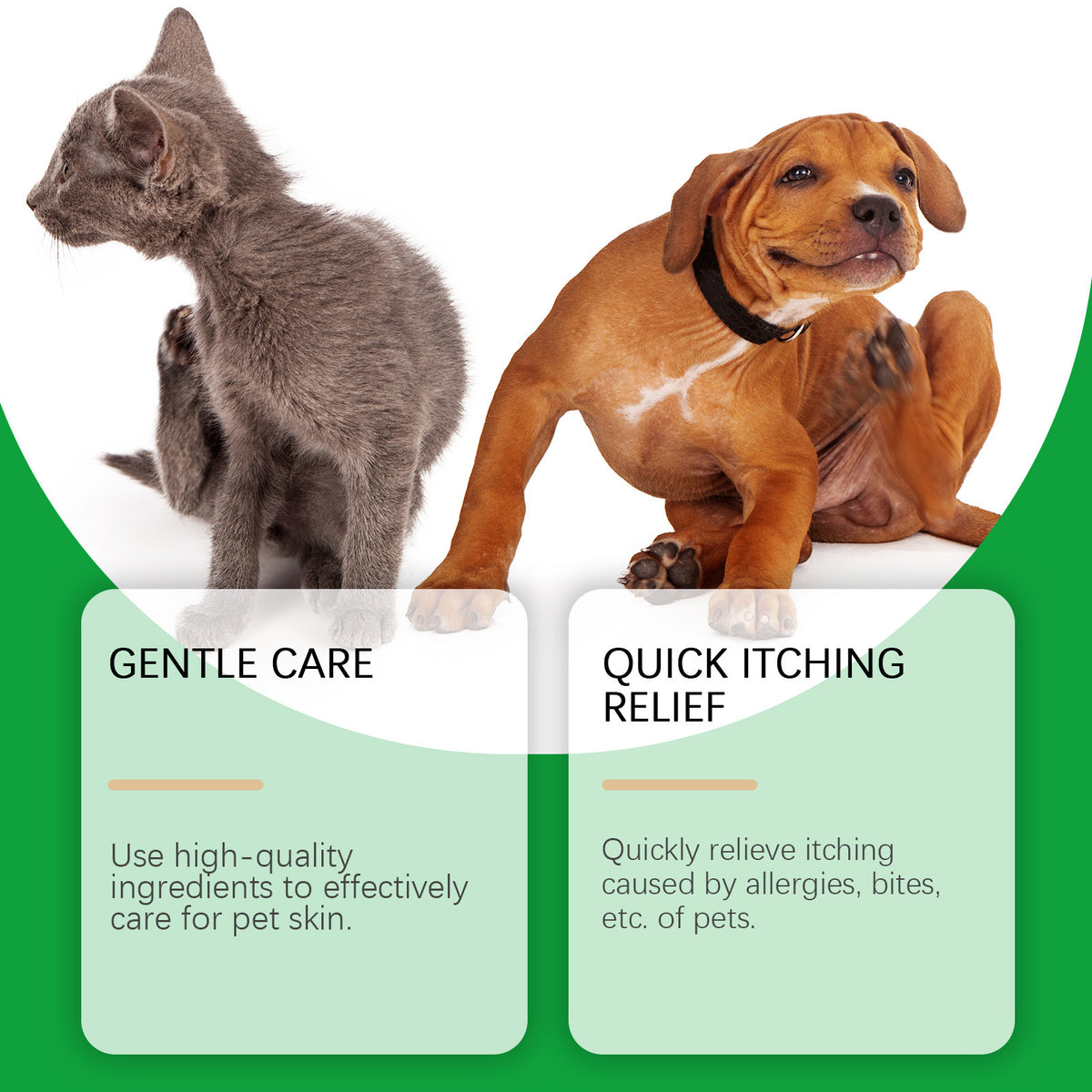 Eggbong Pet Spray soin de la peau Spray hydratant et apaisant pour les chats et les chiens