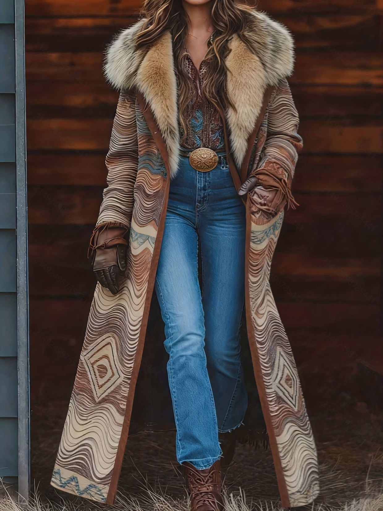 Retro-style En peluche brise-vent mode et chaud pour l'automne et l'hiver