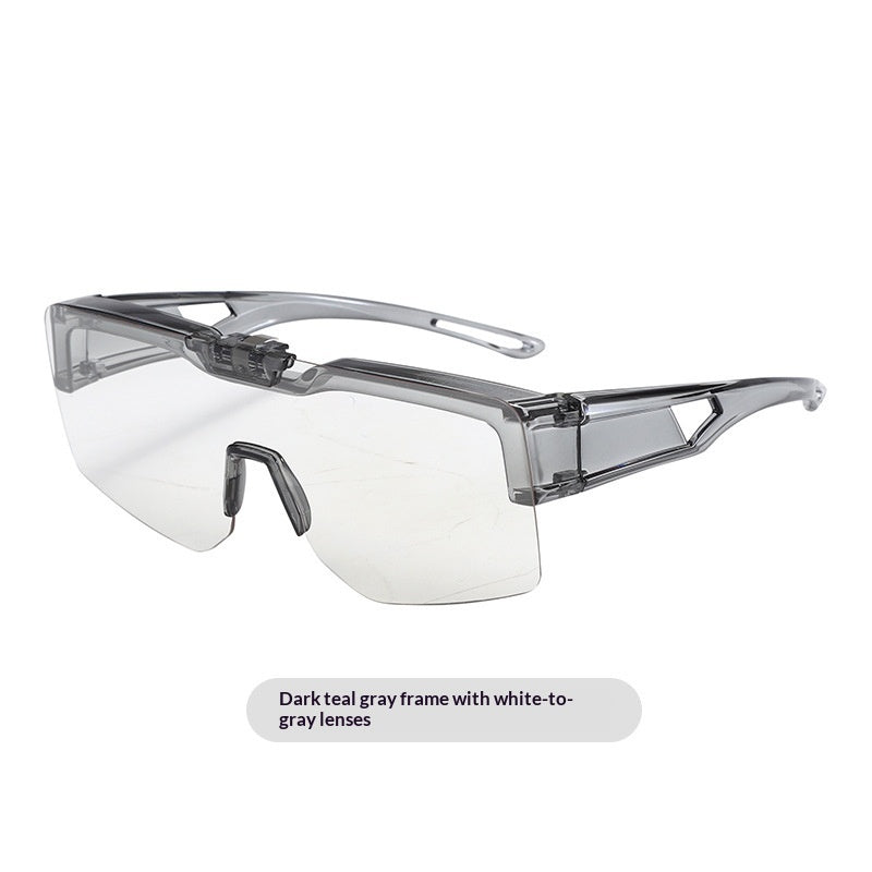 Lunettes de soleil polarisées à clip-on changeantes de couleur