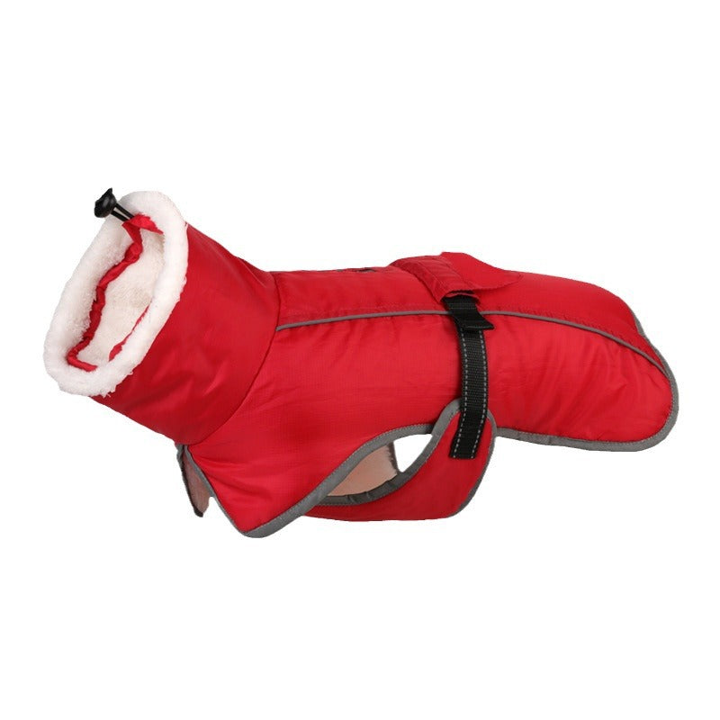 Animaux d'automne et vêtements d'hiver épais chaud imperméable à l'eau Cold-proof Cotton Coat Vêtements d'animaux de compagnie