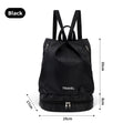 GSFLYYB-001 Sac de bain à séparation sèche et humide-noir-1 pièce