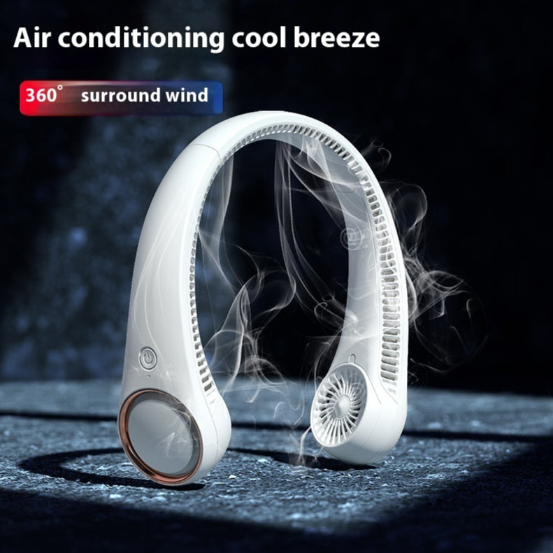 Réfrigération longue endurance rechargeable Mini Halter sans bruit Petit ventilateur