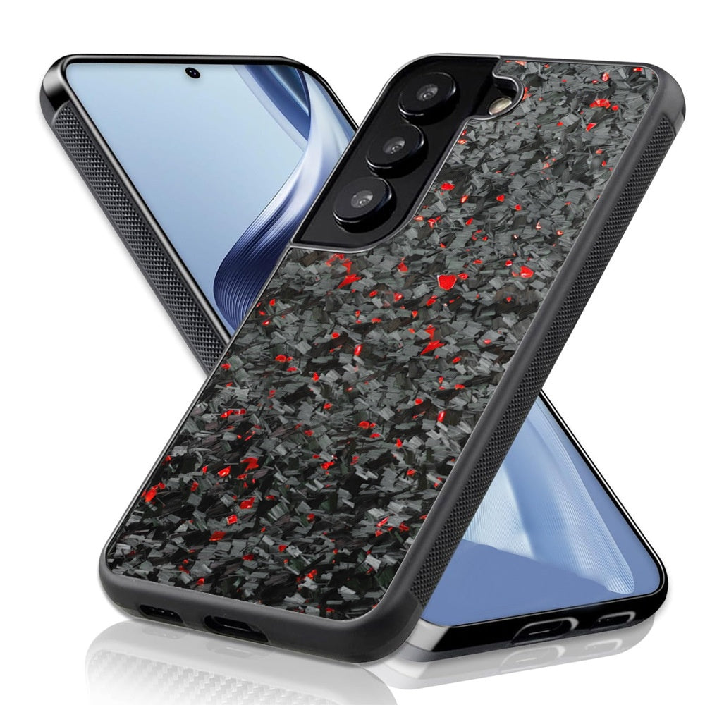 Boîtier téléphonique en fibre de carbone en silicone