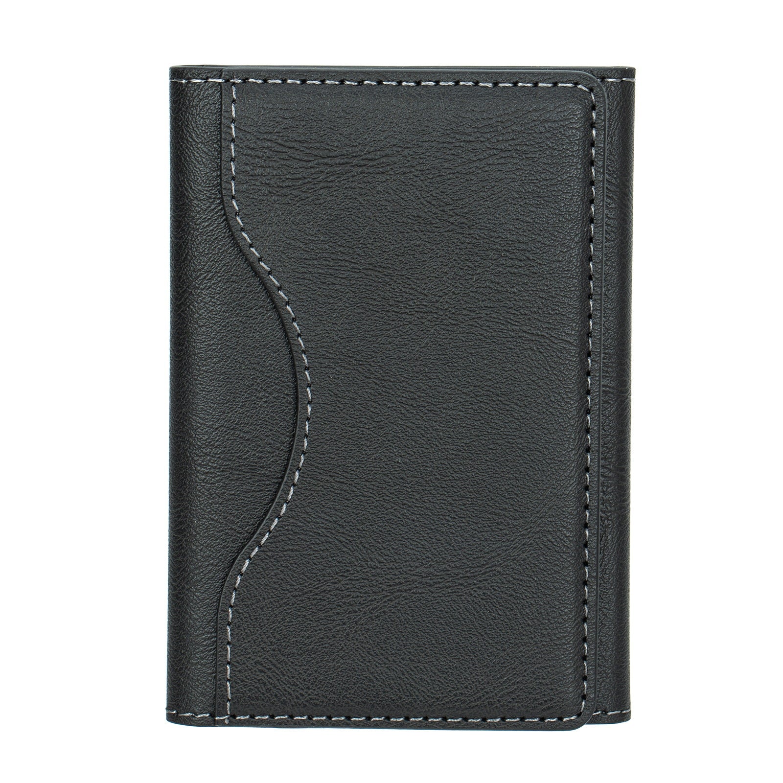 Porte-cartes magnétiques triples en cuir