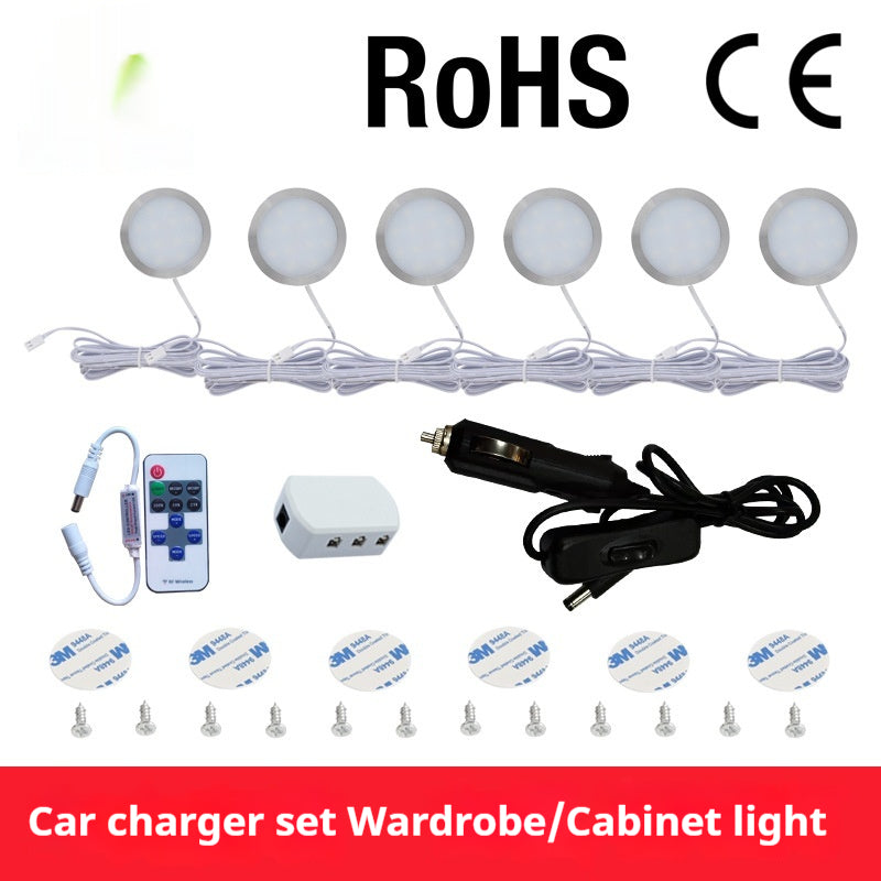 Fiche de chargeur de voiture RV Light Set Cigarette Lighter Wireless