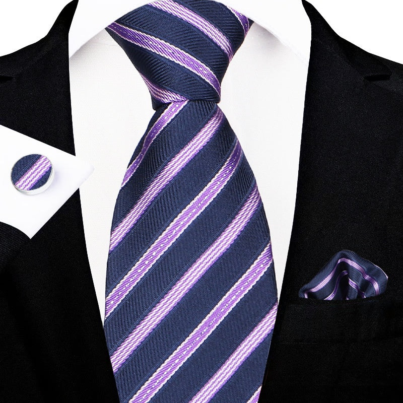 Business Hommes Tie formelle Set En stock Accessoires mode
