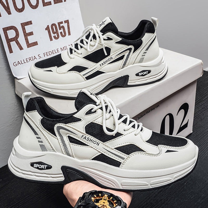 Été Hommes Épaisseur de semelle Hauteur croissant Sneakers