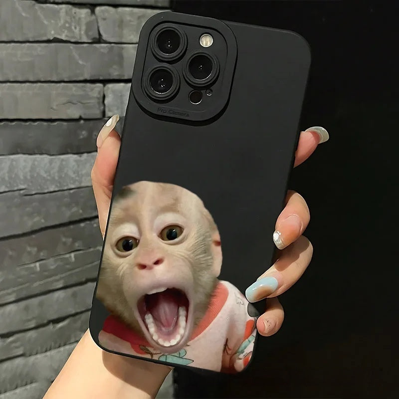Trendy Monkey Phone Case 1112131416 étui protecteur 78XM