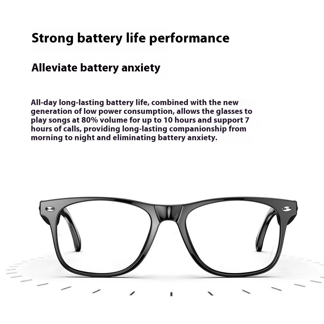Bureau de musique d'affaires Playback Intelligent Glasses