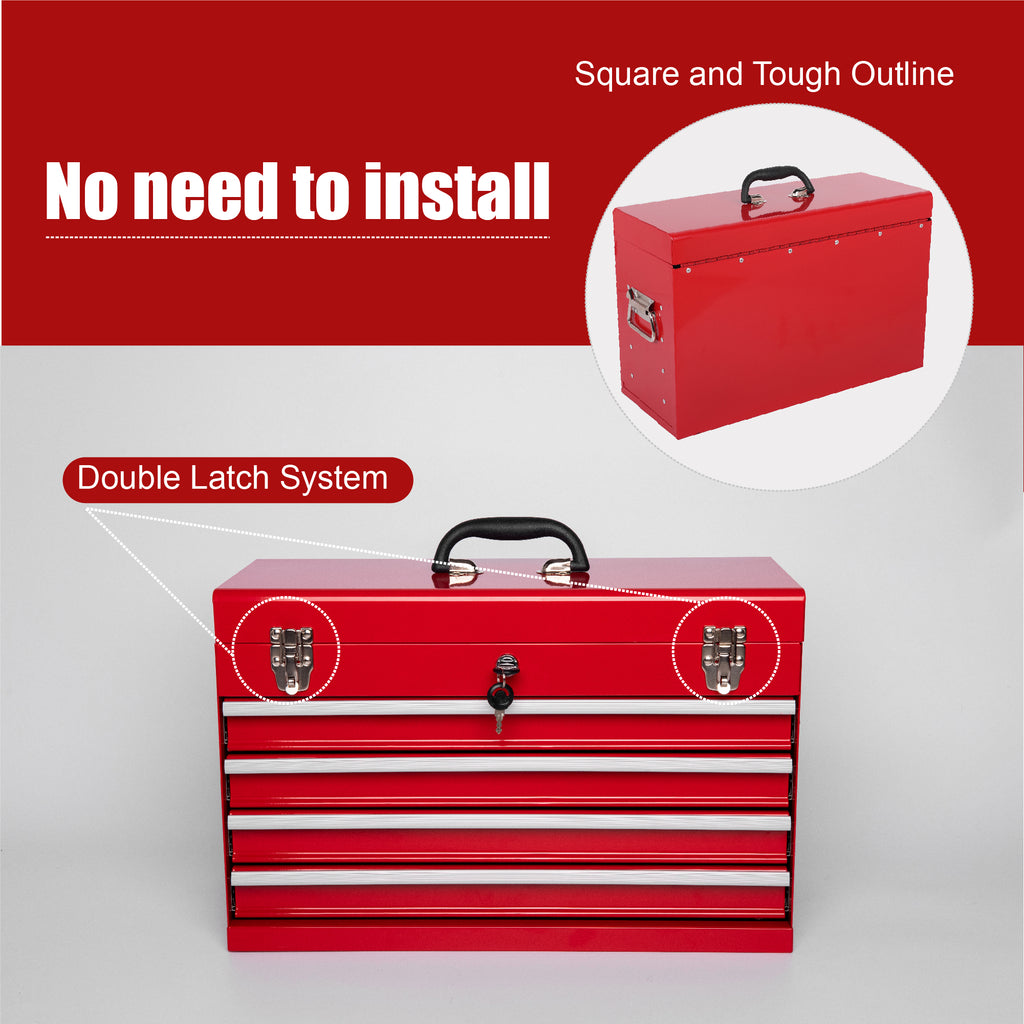 Boîte à outils en métal lourd