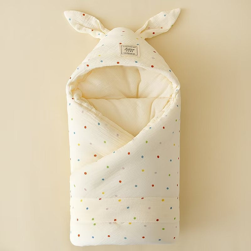 Nouveau-né Crêpe Bean Bag Nouveau-né Automne et couverture de bébé d'hiver