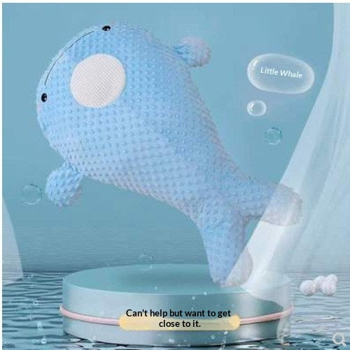 Oreiller de jouet anti-étouffement pour bébé de baleine bleue géante