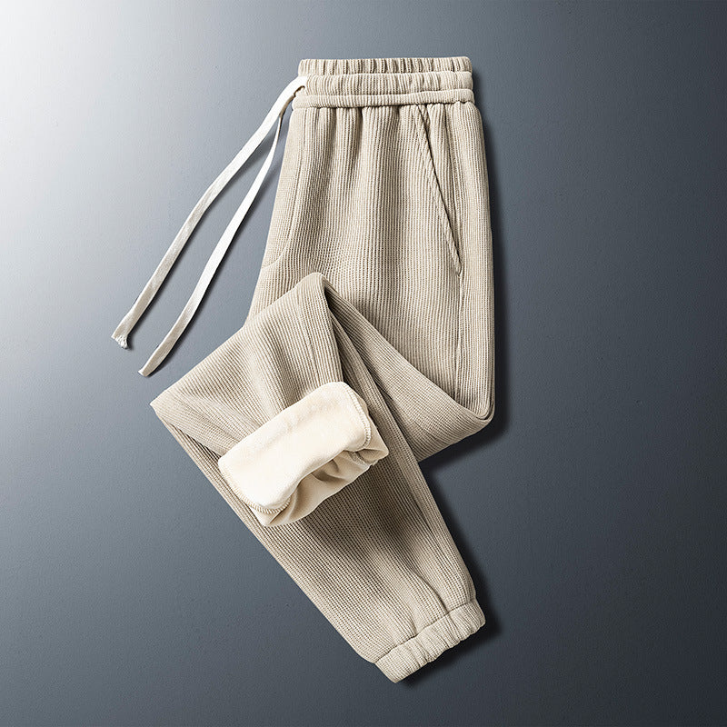 Pantalons sanitaires en peluche pour hommes