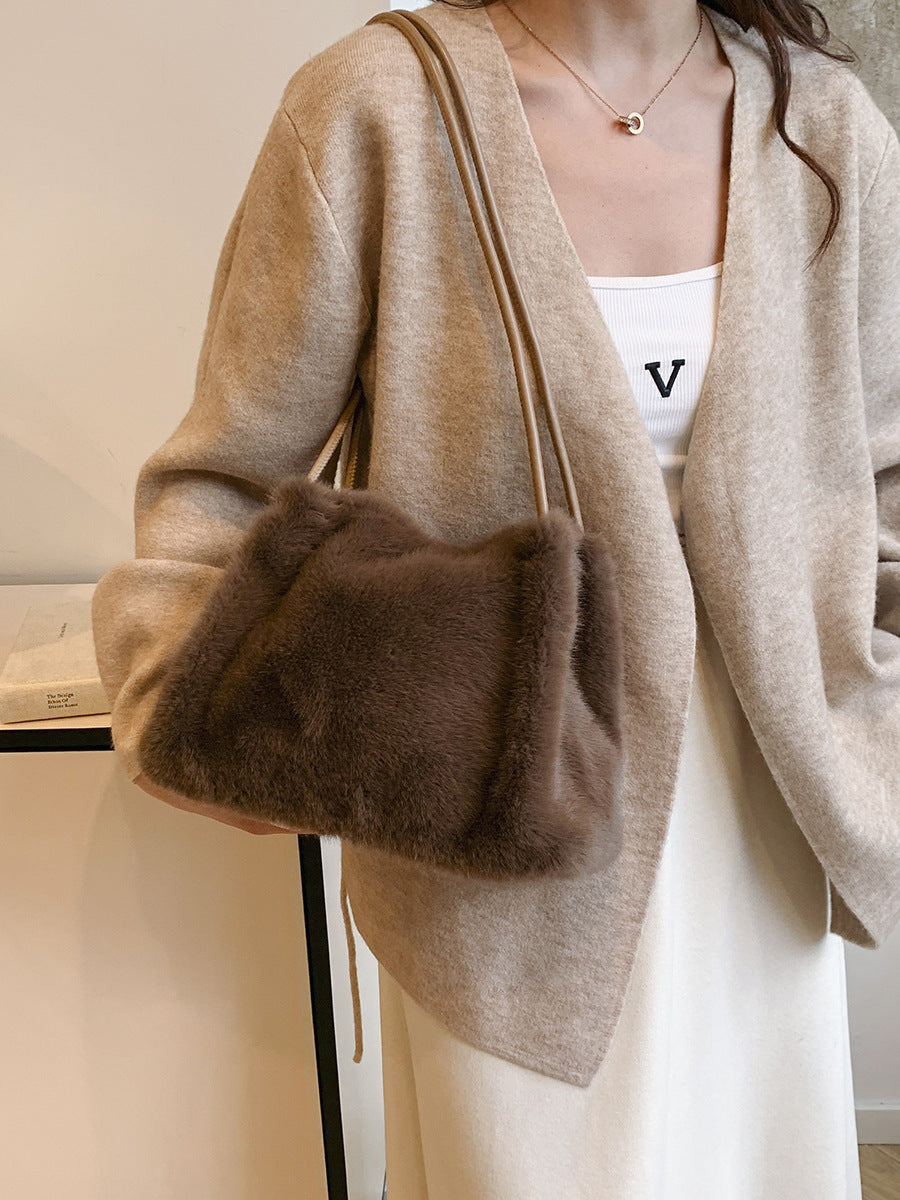 Sac en peluche Milan Mink pour l'automne Et l'hiver