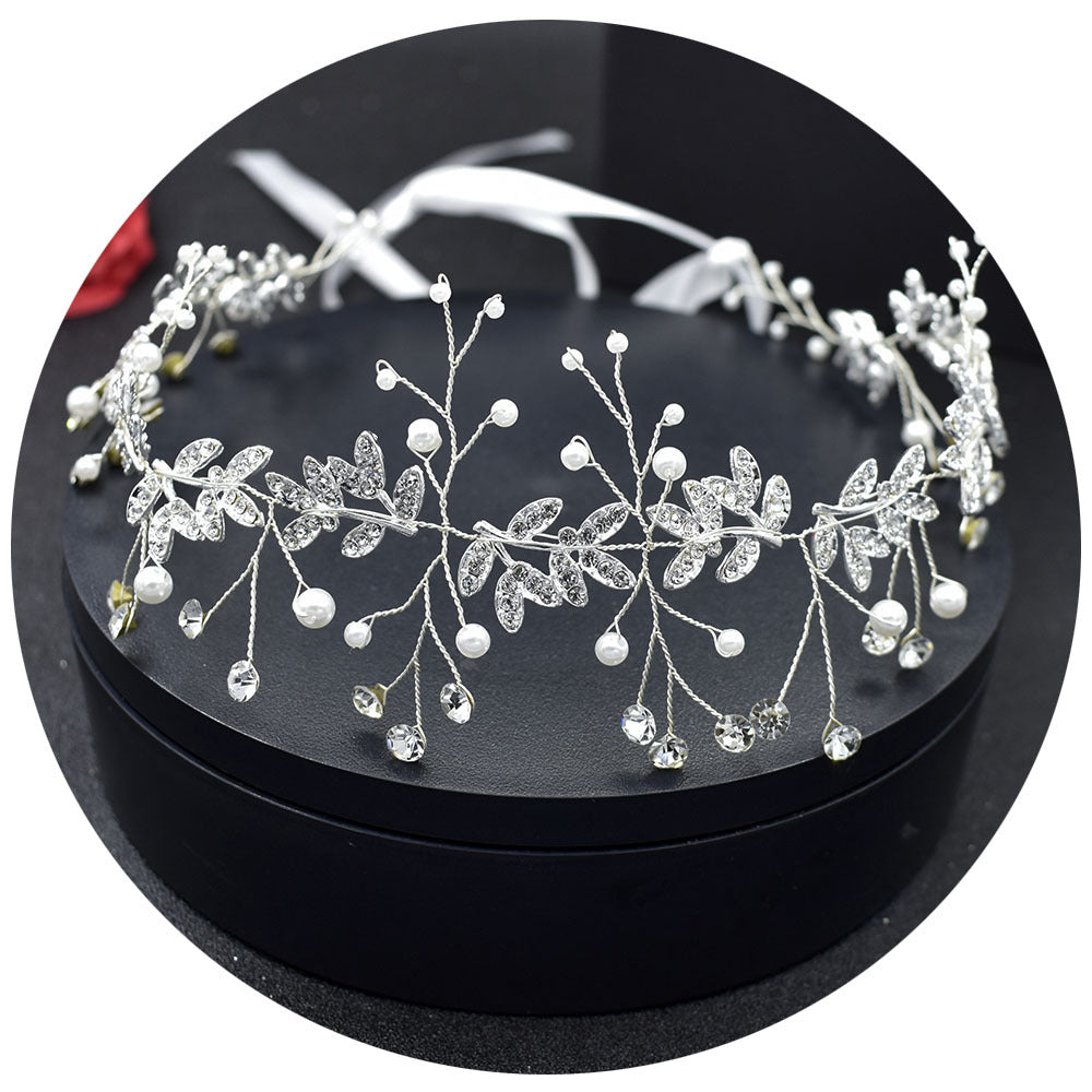 Bande de cheveux de mariée Alliage de Strass