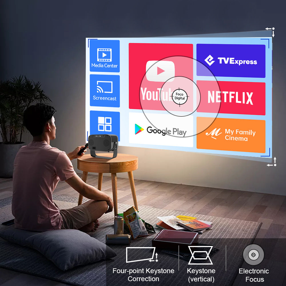 Accueil Bureau HD Smart Portable Projecteur