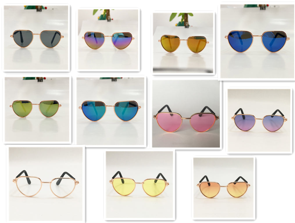 Lunettes de soleil pour mini chat de mode créative