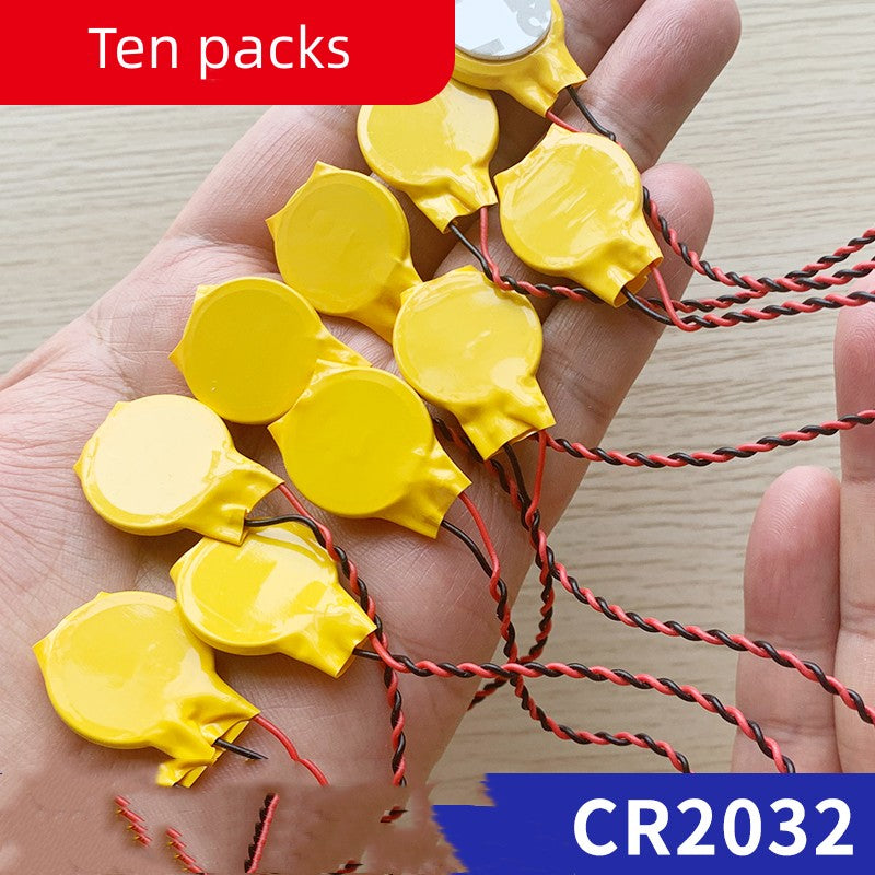 CR2032 Carnet de bureau carte mère batterie 3V bouton COM